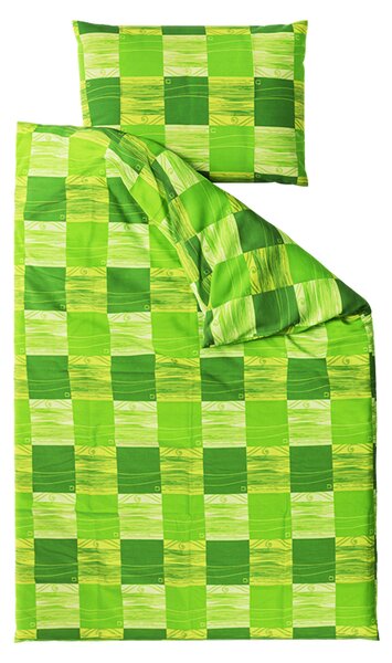 Lenjerie de pat bumbac SONKA verde Dimensiune lenjerie de pat: 70 x 90 cm | 140 x 200 cm
