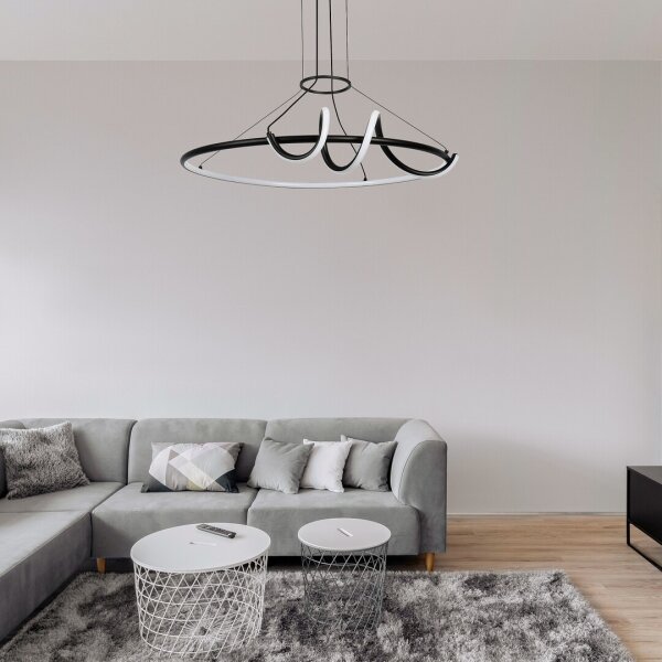 Lustră LED dimabilă pe cablu Rabalux 72022 MENAZI LED/46W/230V 3000-6500K + telecomandă