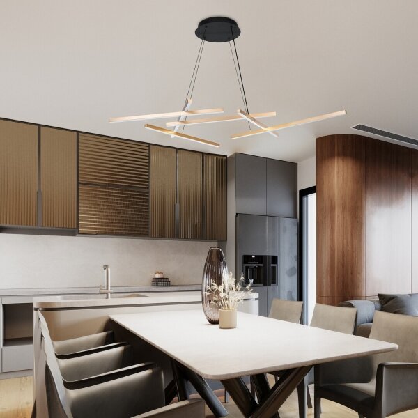 Lustră LED dimabilă pe cablu Rabalux 72369 SEVERINE LED/40W/230V 3000-6500K + telecomandă