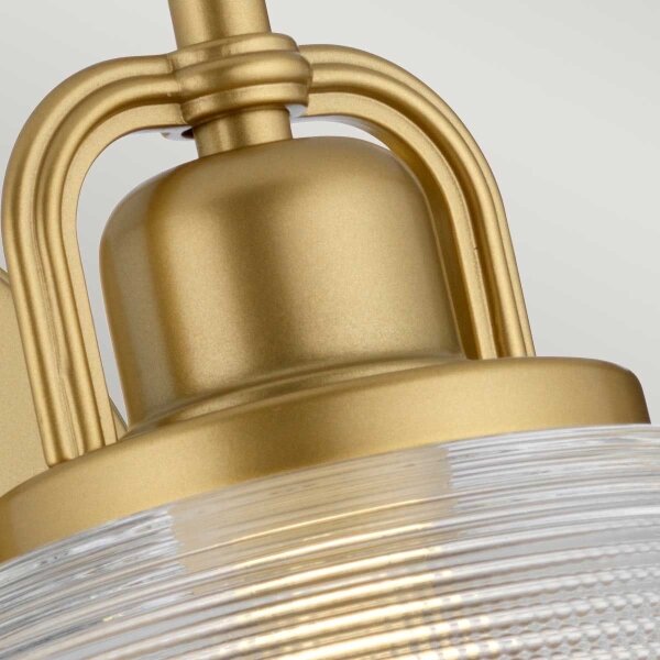 Aplică LED pentru baie Quoizel QZ-DUBLIN1-PNBR DUBLIN 1xG9/3W/230V IP44 auriu