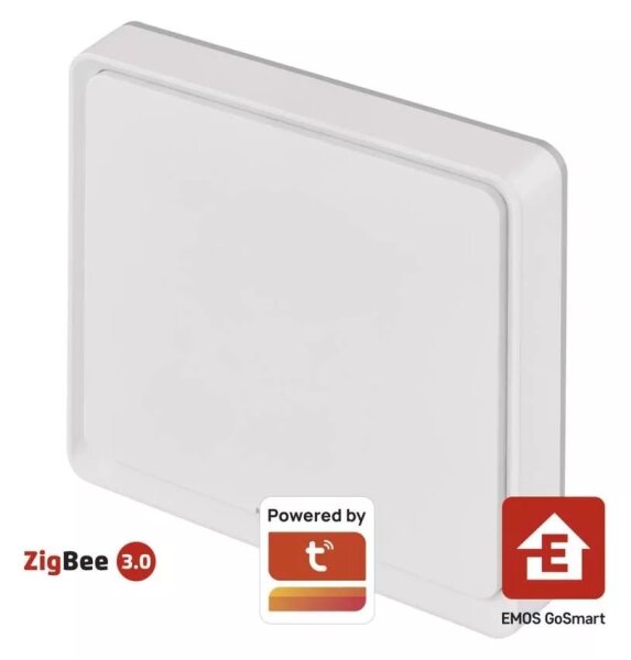 Comutator cu 1 buton GoSmart Tuya alb
