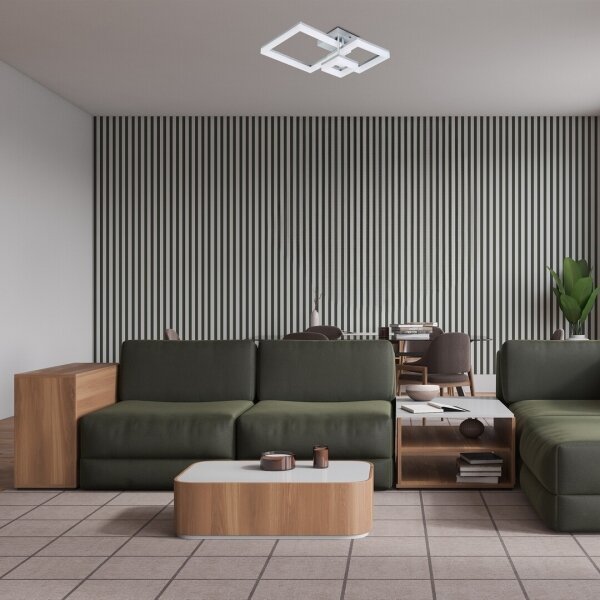Plafonieră LED Rabalux 71388 AMILIA LED/22W/230V 3000/4000/6500K crom