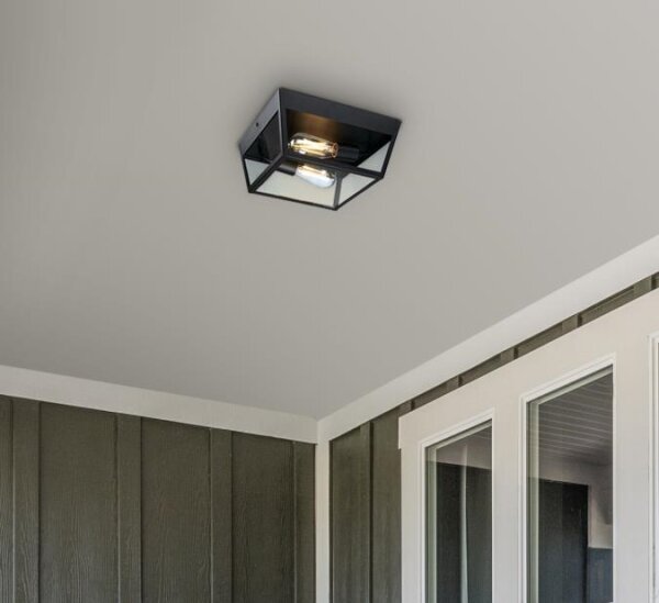 Plafonieră de exterior Westinghouse 61219 PETERSON 2xE27/40W/230V IP44