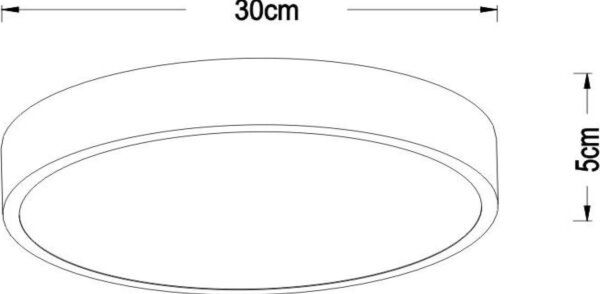 Plafonieră LED dimabilă Lucide 79185/30/02 UNAR LED/18W/230V auriu
