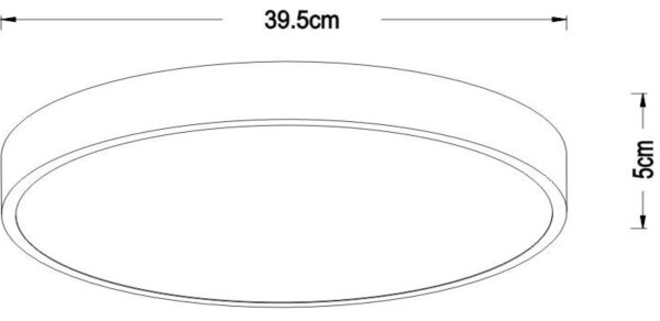 Plafonieră LED dimabilă Lucide 79185/40/02 UNAR LED/24W/230V d. 39,5 cm auriu