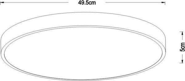 Plafonieră LED dimabilă Lucide 79185/50/02 UNAR LED/36W/230V auriu
