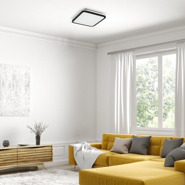 Rabalux 71399 - Plafonieră LED SERKAN cu reglare a intensității, 43W/230V, 3000-6500K, cu telecomandă