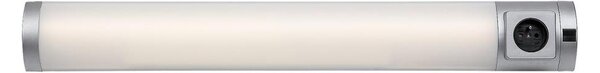 Corp de iluminat LED cu priză pentru corpuri de bucătărie Rabalux 78039 SOFT 2E LED/8W/230V 4000K 68 cm argintiu