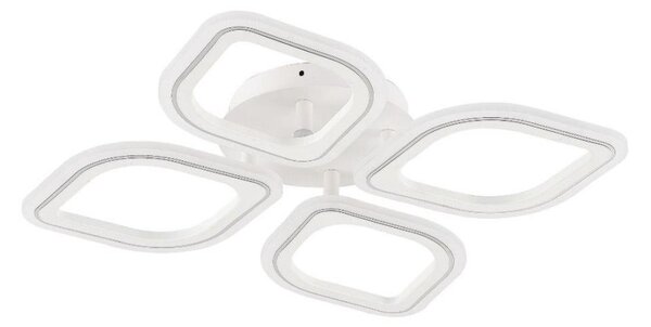 Plafonieră LED dimabilă Zuma Line MS236040R-WH ILLUMIA LED/30W/230V 3000-6000K alb + telecomandă