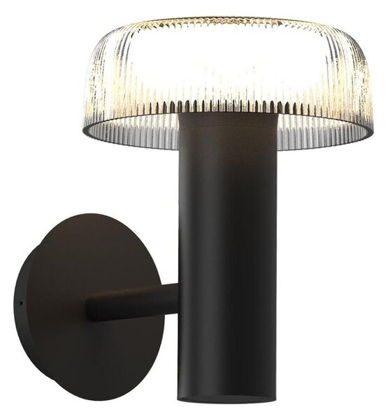 Lampă LED solară de perete Zuma Line WT33111 BLUET LED/2,5W/2000mAh IP44 negru