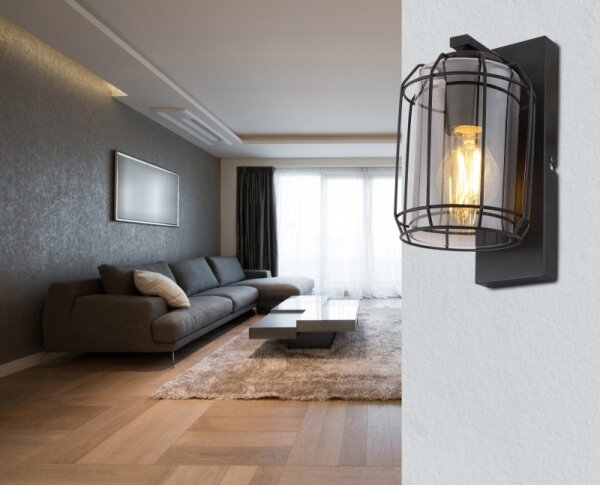 Aplică KAMMI 1xE27/60W/230V Globo 15559W