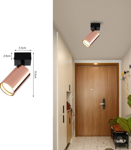 Immax NEO 08301L - Spot PUNTO 1xGU10/9W/230V aur roz
