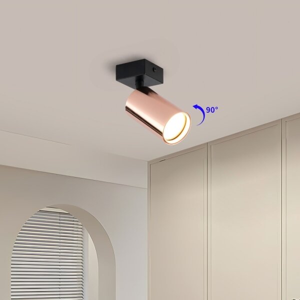 Immax NEO 08301L - Spot PUNTO 1xGU10/9W/230V aur roz