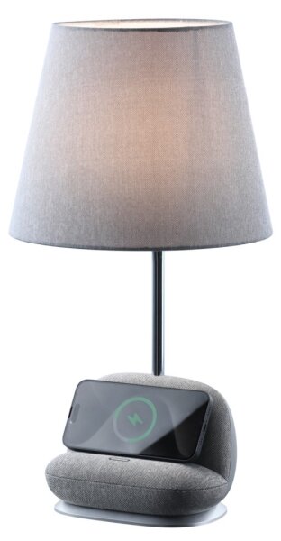 Immax NEO 09109L - Lampă de birou LED cu dimmer și încărcare wireless Qi SOFA LED/6W/230V gri