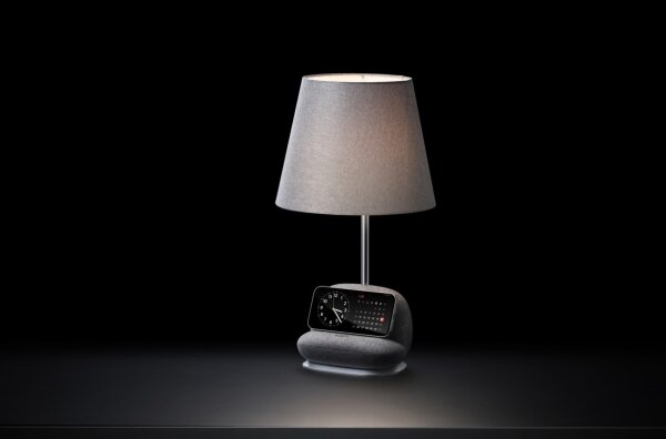Immax NEO 09109L - Lampă de birou LED cu dimmer și încărcare wireless Qi SOFA LED/6W/230V gri