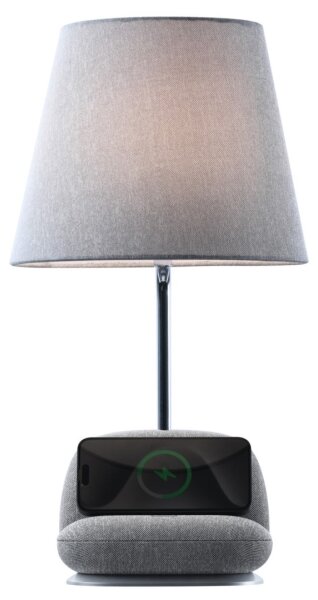 Immax NEO 09109L - Lampă de birou LED cu dimmer și încărcare wireless Qi SOFA LED/6W/230V gri