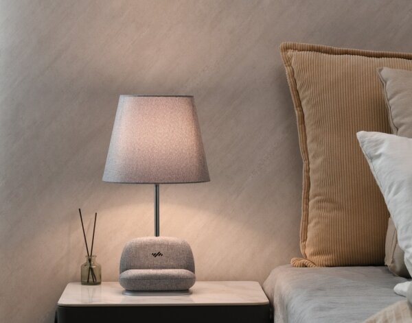 Immax NEO 09109L - Lampă de birou LED cu dimmer și încărcare wireless Qi SOFA LED/6W/230V gri
