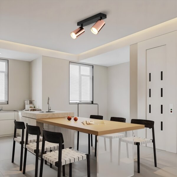 Immax NEO 08302L - Spot PUNTO 2xGU10/9W/230V roz auriu