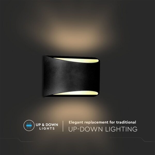 Aplica LED de exterior LED/9W/230V 4000K IP54 negru