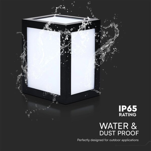 Aplică de perete pentru exterior cu LED/12W/230V 3000K IP65 neagră