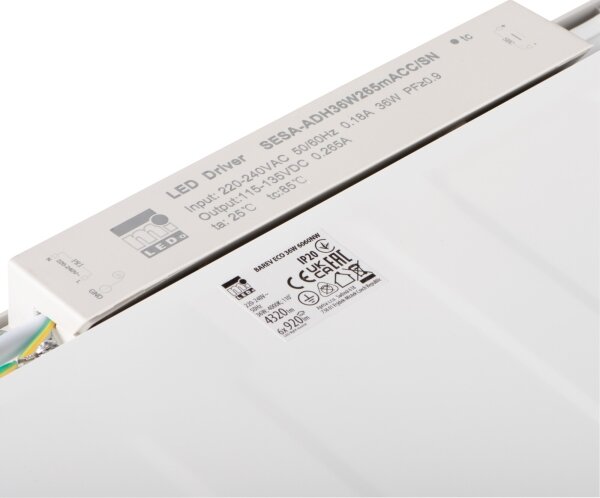 Panou LED încastrat Kanlux 31169 BAREV ECO LED/36W/230V 4000K 60x60 cm