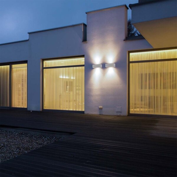 Aplica de perete LED pentru exterior LED/24W/230V 4000K IP65 albă