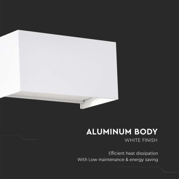 Aplica de perete LED pentru exterior LED/24W/230V 4000K IP65 albă