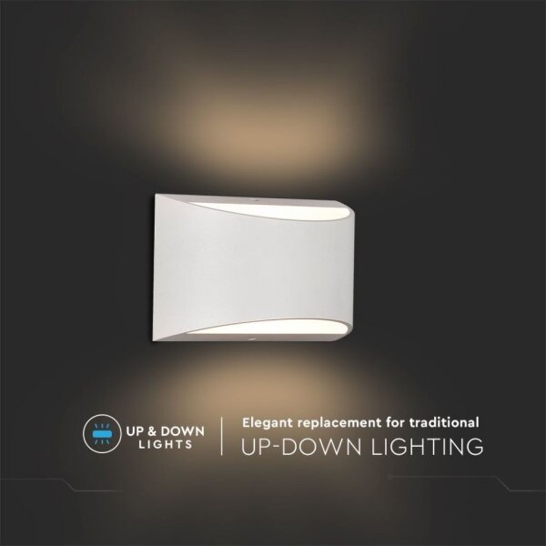 Aplica LED de exterior/9W/230V 4000K IP54 albă