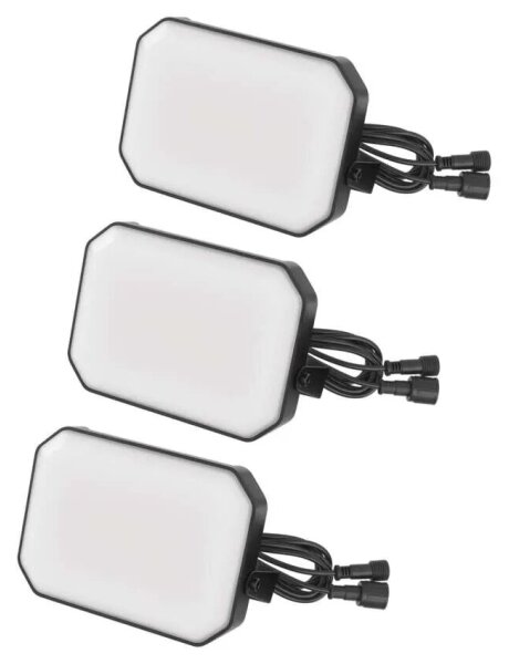SET 3x proiector LED RGBIC dimabil de exterior LED/14W/230V 3000-6500K IP65 Wi-Fi Tuya
