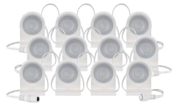 Lanț LED RGBIC+CCT decorativ GoSmart 12xLED/7W/230V 255 cm Wi-Fi Tuya