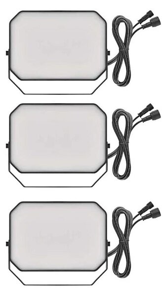 SET 3x proiector LED RGBIC dimabil de exterior LED/14W/230V 3000-6500K IP65 Wi-Fi Tuya