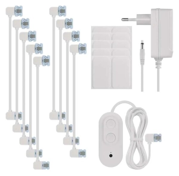 SET 10x panou RGBIC dimabil LED/1,9W/230V Wi-Fi Tuya
