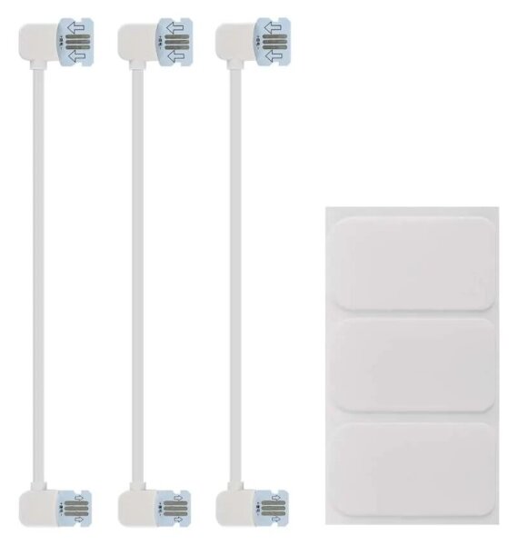 Set de extensie 3x panou LED RGBIC dimabil, 1,8 W, 230 V, Wi-Fi (Tuya)