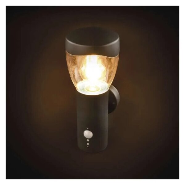 Aplică de exterior cu senzor ARTEO 1xE27/15W/230V IP44