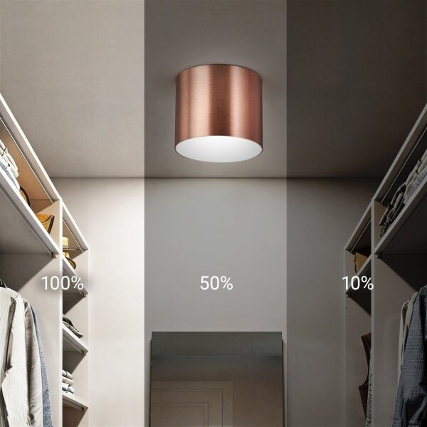 Immax NEO 07319L - Lampă LED dimabilă de tavan RONDATE 18W/230V 11,5 cm Wi-Fi Tuya roz