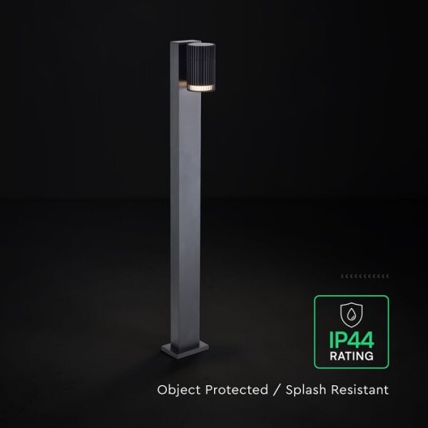 Lampă de exterior 1xGU10/10W/230V IP44 50 cm neagră