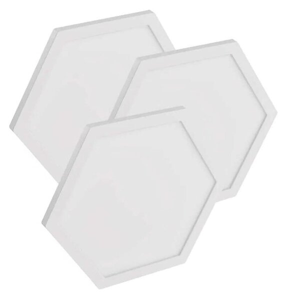 Set de extensie 3x panou LED RGBIC dimabil, 1,8 W, 230 V, Wi-Fi (Tuya)