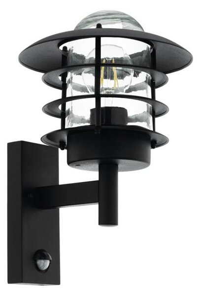 Aplică de exterior cu senzor Eglo 79555 ZAMALENA 1xE27/60W/230V IP44