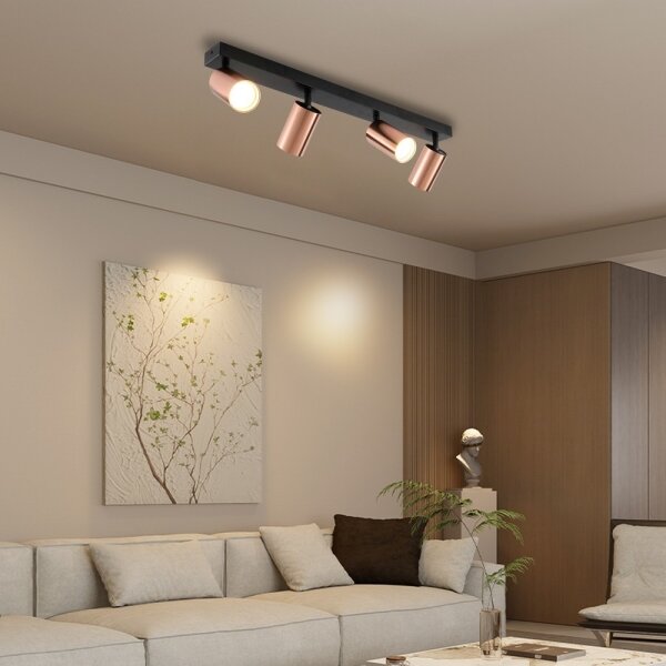 Immax NEO 08303L - Spot PUNTO 4xGU10/9W/230V aur roz