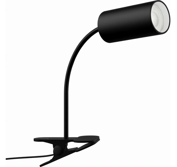 Immax NEO 08293L - Lampă flexibilă cu clemă PUNTO 1xGU10/9W/230V neagră