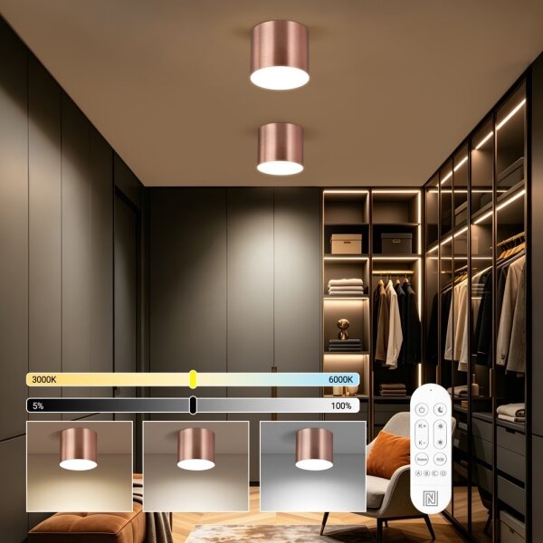 Immax NEO 07320L - Plafonieră LED dimabilă RONDATE 32W/230V 16,5 cm Wi-Fi Tuya roz
