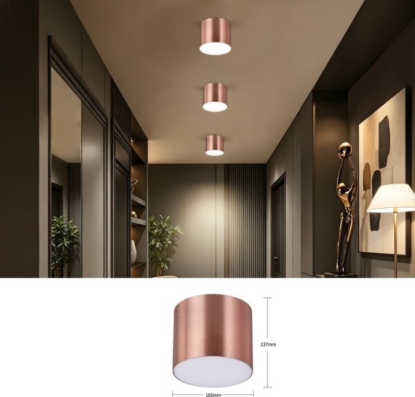 Immax NEO 07320L - Plafonieră LED dimabilă RONDATE 32W/230V 16,5 cm Wi-Fi Tuya roz