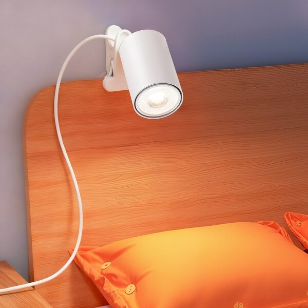 Immax NEO 08292L - Lampă cu clemă PUNTO 1xGU10/9W/230V albă