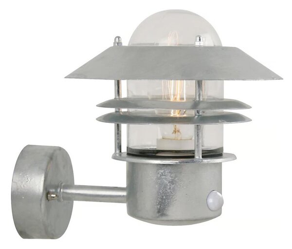 Aplică de exterior cu senzor Nordlux BLOKHUS 1xE27/60W/230V IP54