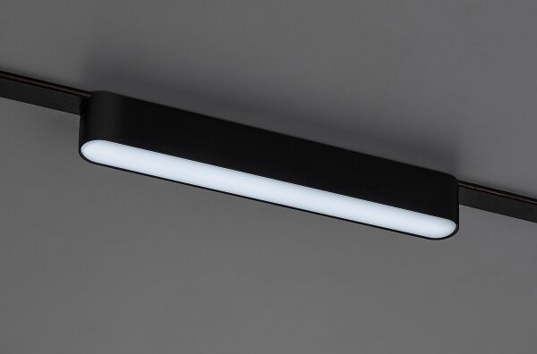 Plafonieră LED dimabilă pentru sistem de șină monofazic Rabalux 70123 LiTrack 12W/24V 22 cm