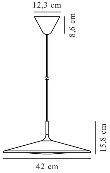 Lustră LED dimabilă pe cablu Nordlux BALANCE LED/230V