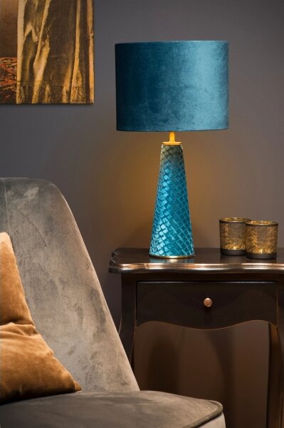 Lampă de masă Lucide 10501/81/37 EXTRAVAGANZA VELVET 1xE27/60W/230V