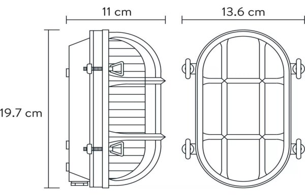 Aplică de exterior Lucide 11891/20/30 DUDLEY 1xE27/40W/230V IP65