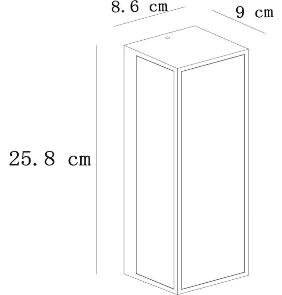 Aplică de exterior Lucide 15802/01/30 DUKAN 1xE27/15W/230V IP65