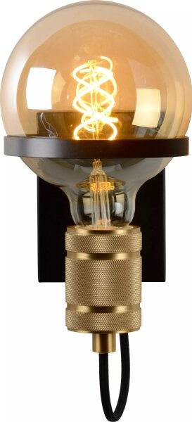 Lampă de perete Lucide 30271/01/30 OTTELIEN 1xE27/60W/230V negru